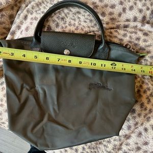 Small Longchamps Le Pliage bag - green